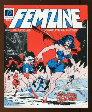 FEMZINE 1 - 1ST APP ALL - GIRL SQUAD - BILL BLACK PARAGON - 1ST - 1981 2