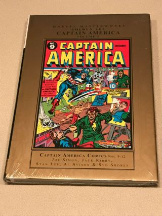 Marvel Masterworks Golden Age Captain America Hc Vol 3 Nm