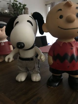 Vintage Peanuts Character Figures Charlie Brown Snoopy