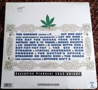 West Coast Rap 2 LP DR.  DRE - The Chronic DEATH ROW Remastered 2001 Snoop 2