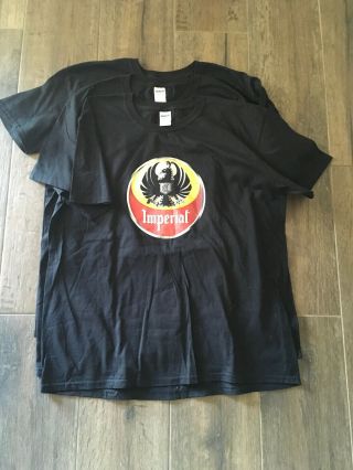 3 Imperial Beer T Shirts Size Xl