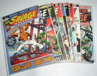 Doc Savage 1 To 8 Full Set,  Giant Size 1 (based On Pulp Hero)