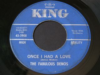 Fabulous Denos Once I Had A Love / Bad Girl King Northern Soul R&b 45 Hear