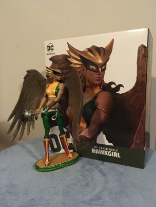 Hawkgirl Cover Girls Statue Dc Comics Collectibles 10 " Artgerm Justice League