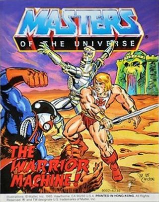 He - Man Masters Of The Universe Motu Mini Comic Giveaway Promo Warrior Machine