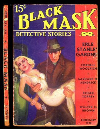Black Mask - February 1938 - Woolrich,  Gardner,  Torrey