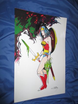 Wonder Woman Art Painting By Jose Delbo (justice League/jla/full Color)
