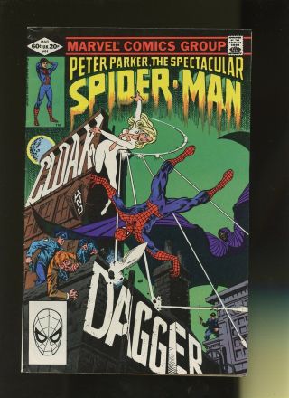 Peter Parker,  The Spectacular Spider - Man 64 Vg/fn 5.  0 1 Book 1st Cloak & Dagger