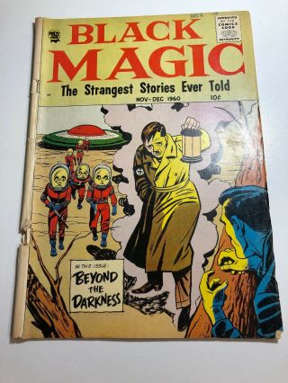 Black Magic Vol.  7 5 Prize (1960) Hitler Science Fiction Cover Aliens