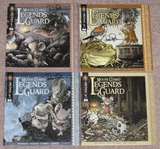 Mouse Guard: Legends Of The Guard Vol 2.  1 - 4 Set,  More Signed By David Petersen