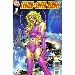 (2010) Legion Of Heroes 1 1:10 Jim Lee Saturn Girl Variant Cover