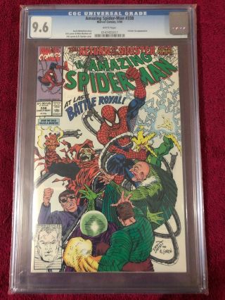 Spiderman 338 Cgc 9.  6 Sinister Six Appearance