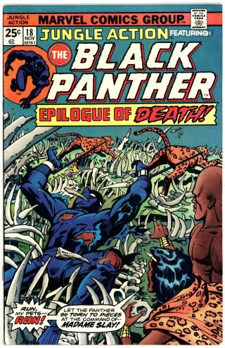 Jungle Action (1972) 18 Vf 8.  0 Panther 
