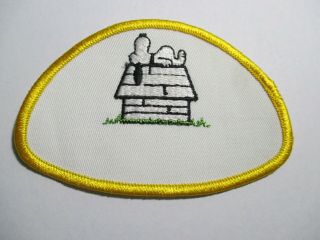 Snoopy Embroidered Patch,  Vintage,  NOS,  60 ' s/70 ' S 4 3/8 x 3 INCHES RARE 2
