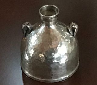 Signed Vintage 925 Sterling Silver Decorative Jar Jug,  Hand Made,  70g