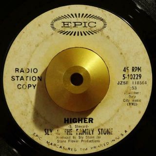 Sly & Family Stone Underdog/higher Psych Soul Funk 45 Rare Hear