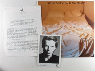 Jim Carroll Band Dry Dreams Atco Lp Nm/vg,  Promo W/ Press Kit