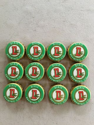12 Dixie Brewery Bottle Caps Orleans Louisiana Craft Beer