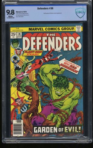 Defenders 36 Cbcs Nm/m 9.  8 White Pages