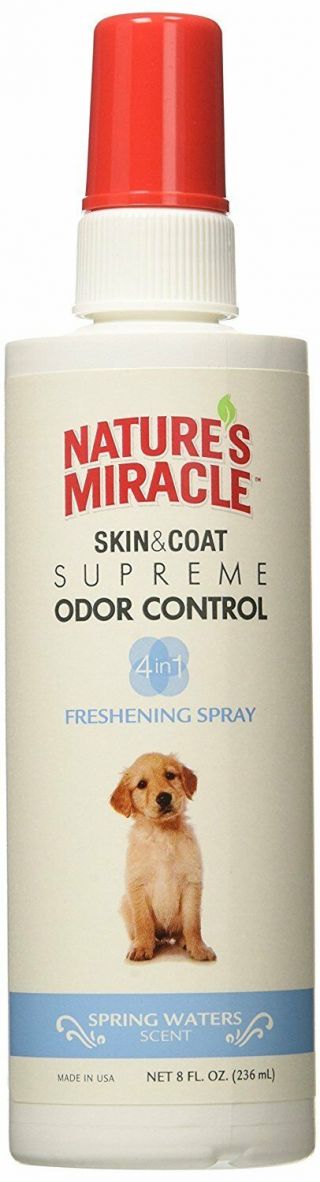 Natures Miracle Supreme Odor Control Spring Water Spray,  8 Oz