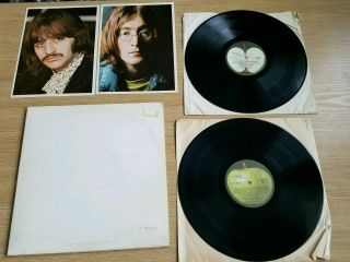 The Beatles Apple Lp Record White Album,  Numbered 1971 3080511