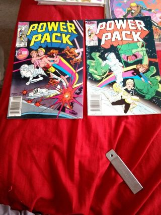 1984 Marvel Power Pack 1 And 2 Comic Book Key 1st Appearance Copper Age