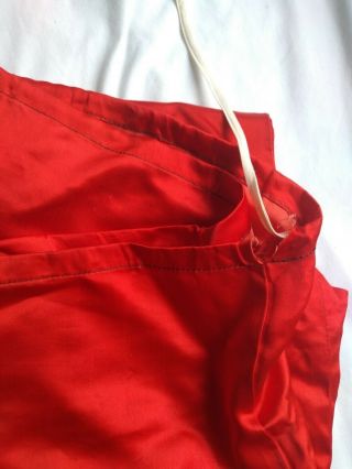 Antique,  Vintage CHINESE Red HAND EMBROIDERED SILK Robe PANTS 2