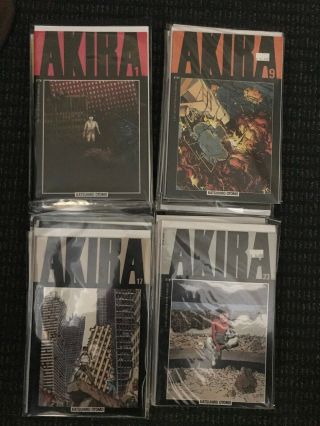 AKIRA BY OTOMO 25 ISSUES 1 - 9,  11,  13 - 26,  29,  33 F - NM EPIC COMICS 1988 - 1995 2