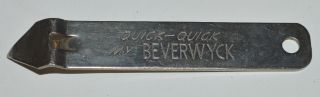 Vintage Quick - Quick My Beverwyck Can Opener,  Vaughan U.  S.  A.