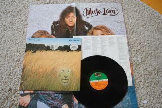 White Lion 1 X Vinyl Big Game,  Poster Atlantic 1989 Kiss