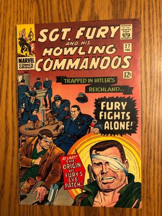 Sgt Fury And His Howling Commandos 27 (1965) Origin Of Fury 