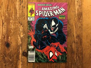 Spider - Man 316 (marvel Comics,  1989) Nm 1st Venom Cover App Newsstand