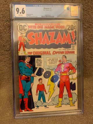 Shazam 1 Cgc 9.  6 Dc Comics 2/73 1st Captain Marvel & Jr.  Since Golden Age Movie