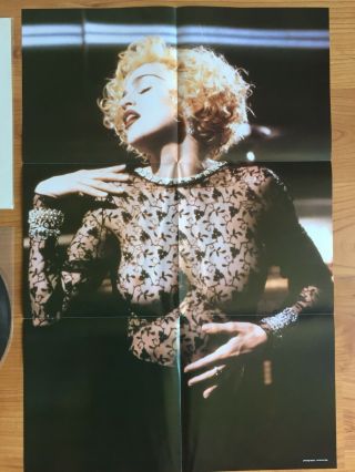 Madonna - Vogue - U.  K 2 Track 12” Vinyl Includes Rare Explicit Poster 2