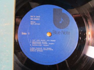 ERIC DOLPHY Out To Lunch BLUE NOTE JAZZ US UA RE LP BST - 84163 VAN GELDER EX - 2