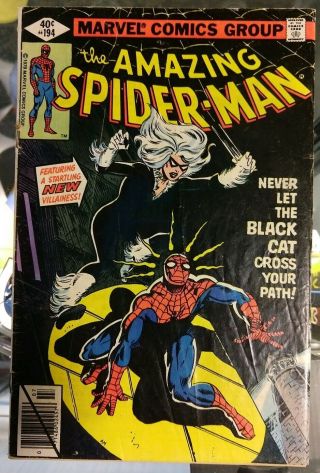 The Spider - Man No.  194.  July,  1979.  Marvel Comics