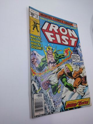 Iron Fist 14 Marvel (1977) 1st appearance of Sabretooth Byrne Claremont KEY 11