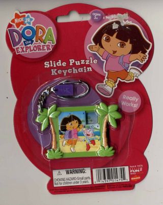 Dora The Explorer Slide Puzzle Keychain  - Nickelodeon