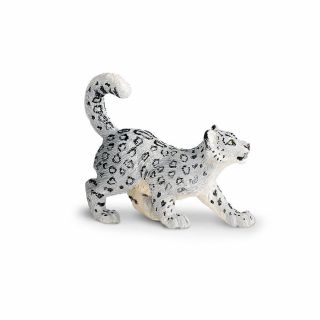 Wild Safari Wildlife Snow Leopard Cub Safari Ltd Animal Educational Toy Figure