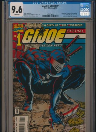 Marvel Comics G.  I.  Joe: Special 1 1995 Cgc 9.  6 White Pages Spider - Man 1 Cover