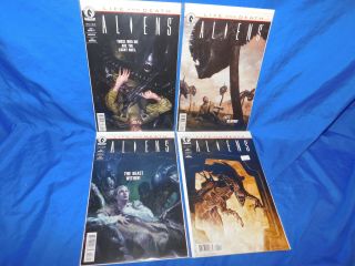 Aliens Life And Death 1 2 3 4 Vf/nm Horror 1 - 4 Complete Series Set
