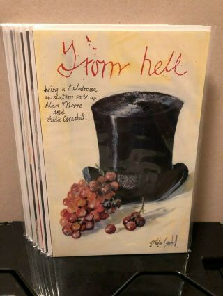 Alan Moore From Hell 1 Rare 1st Print W/ From Hell 5 - 11 Tundra Kitchen Sink Nm