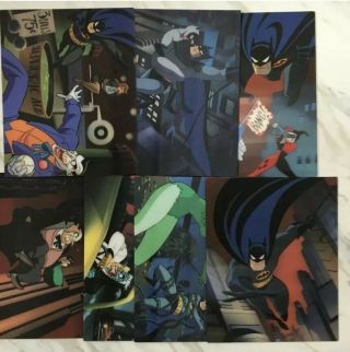 Batman The Complete Animated Series Blu - Ray Lenticular Collector Cards