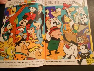 July 1,  1961 TV Guide Flintstones cover Complete EX Everett PA 3