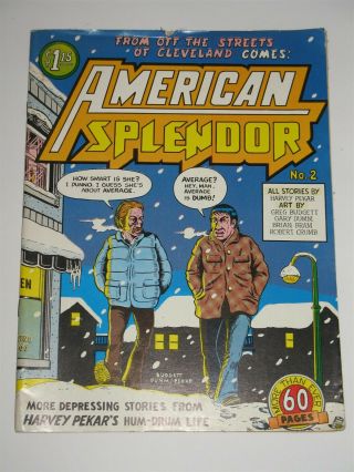 Vtg American Splendor No 2 Adult Only Underground Comic Book