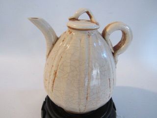 Lovely Small Chinese Hutian Porcelain Teapot Or Water Dropper