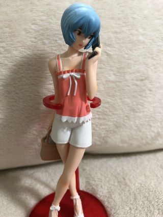 Ayanami Rei - Non - Scale Figure,  Rebuild Of Evangelion,  Bandai,  Japan No Box