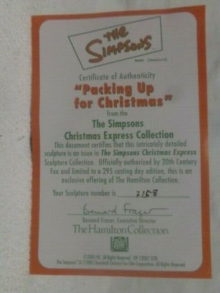 Simpsons Christmas Express,  Packing Up For Christmas,  3158, 7