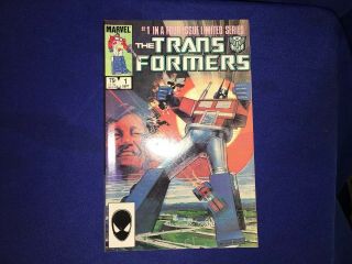 Transformers 1 - 3 1980’s Marvel Comics Vf - Nm
