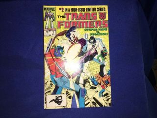 Transformers 1 - 3 1980’s Marvel Comics Vf - NM 4